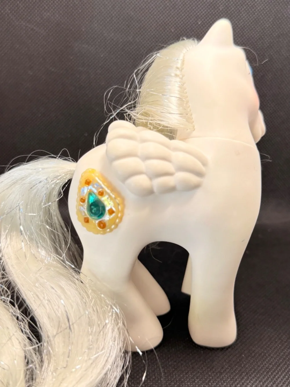 Vintage Hasbro G1 My Little Pony Princess Tiffany White Pegasus 1987